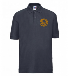 Navy Polo Shirt - Embroidered with Barndale House School Logo