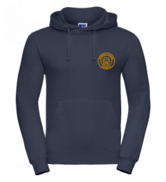 Navy Hoodie - Embroidered with Barndale House School Logo