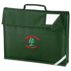 Bottle Book Bag - Embroidered with Appletree Gardens First School Logo