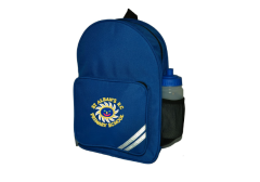 Royal Infant Backpack - Embroidered with St Albans R.C. Primary School (Newcastle) Logo