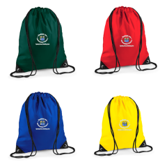 PE Bag - Embroidered with Tanfield Lea Primary School Logo