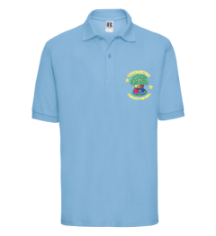 Sky Polo - Embroidered with Wessington Primary School Logo
