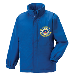 Royal Mistral Jacket - Embroidered with St Albans R.C. Primary School (Newcastle) Logo