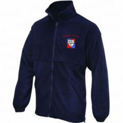 Navy Blue Polar Fleece - Embroidered with Belsay Primary School Logo