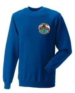 Royal  Sweatshirt - Embroidered with Bedale Primary School logo