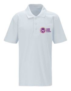 White Polo - Embroidered with Bexhill Academy Logo