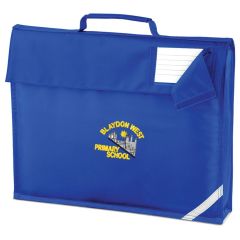 Royal Book Bag - Embroidered with Blaydon West Primary School Logo