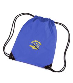 Royal PE Bag - Embroidered with Blaydon West Primary School Logo