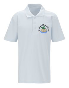 White Polo - Embroidered with Brunton First School Logo