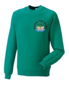 Jade Crew-neck Sweatshirt - Embroidered with Brunton First School Logos