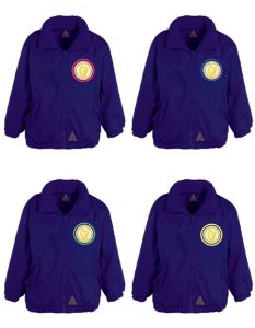Purple Mistral Jacket - Embroidered with Caedmon Primary School (Middlesbrough) logo