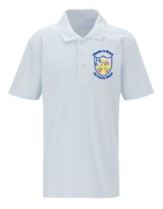 White Polo - Embroidered with Chester Le Street Primary School Logo