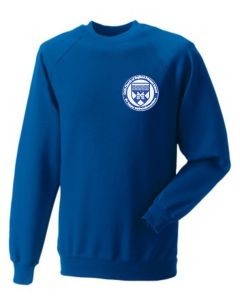 Royal Sweatshirt - Embroidered with Croft CofE Primary School logo (FOUNDATION STAGE ONLY)