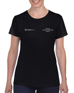 Black Ladies Fit T-shirt - Darlington College - Outdoor Activity Leadership