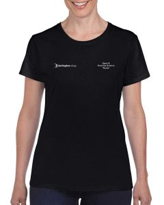 Black Ladies Fit T-shirt  - Darlington College - Sport & Exercise Science