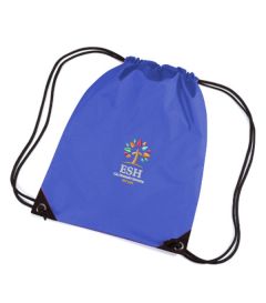 Royal PE Bag - Embroidered with Esh C.E. Primary School Logo