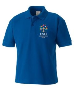 Royal Polo - Embroidered with Esh C.E. Primary School Logo