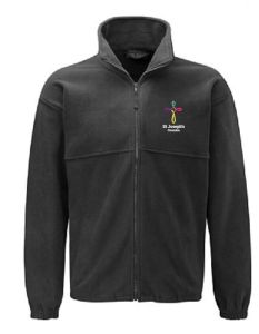 Black Fleece - Embroidered with St Joseph's R.C.V.A. Primary School (Coundon) Logo (STAFF)