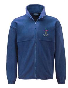 Royal Blue Fleece - Embroidered with St Joseph's R.C.V.A. Primary School (Coundon) Logo (STAFF)