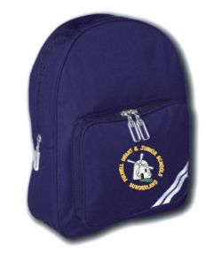 Navy Infant Back Pack - Embroidered with Fulwell Infant School Logo