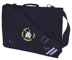 Navy Document Case - Embroidered with Fulwell Junior School Logo