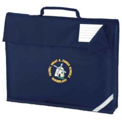 Navy Book Bag - Embroidered with Fulwell Junior School Logo