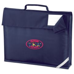 Navy Book Bag - Embroidered with Gibside School Logo