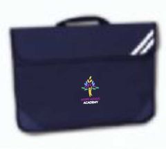 Navy Infant Bookbag - Embroidered with Hope Wood Academy School logo