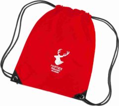 Red PE Bag - Embroidered with Hartside Primary School logo