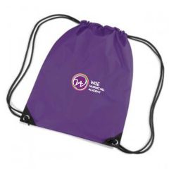 Purple PE Bag - Embroidered with Hasting Hill Academy Logo
