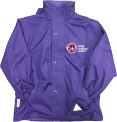 Purple Result Stormproof Coat - Embroidered with Hastings Hill Academy