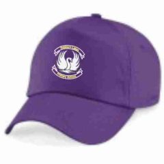 Purple Legionnaire Cap - Embroidered with Hebburn Lakes Primary School Logo