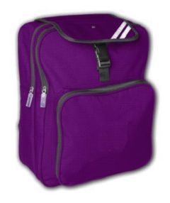 Purple Junior Back Pack - Embroidered with Hebburn Lakes Primary School Logo