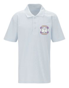 White Classic Polo - Embroidered with Hebburn Lakes Primary School Logo