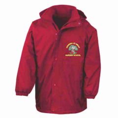NURSERY- Red Stormproof Coat - Embroidered with Howden Le Wear Nursey Logo