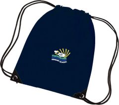 Navy PE Bag - Embroidered Hummersea Primary School Logo
