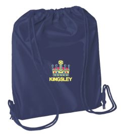 Navy PE Bag - Embroidered with Kingsley Primary School Logo