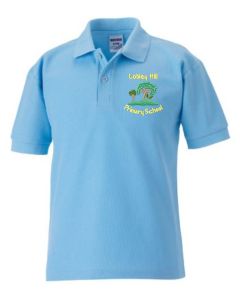 Sky Polo - Embroidered with Lobley Hill Primary School Logo