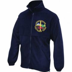 Navy Polar Fleece - Embroidered with Longhoughton C.E. Primary School Logo