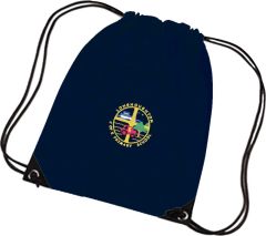Navy PE Bag - Embroidered with Longhoughton C.E. Primary School Logo