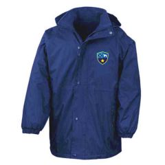 STAFF - Royal Blue Stormproof Coat - Embroidered with Meadowdale Academy Logo