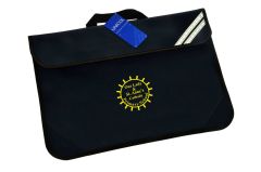 Navy Infant Bookbag - Printed with Our Lady & St Anne's RC Primary School logo 
