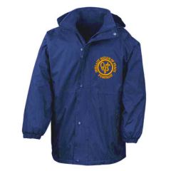 Royal Stormproof Coat - Embroidered with Our Lady Queen of Peace R.C. PS Logo