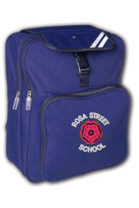 Navy Junior Back Pack - Embroidered With Rosa Street Primary School Logo