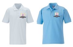 White Polo - Embroidered with Ryhope Junior School Logo