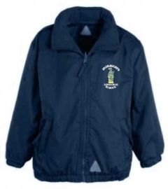 Navy Showerproof Jacket - Embroidered with St Gregory's RCVA Primary School logo
