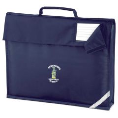 Navy Book Bag - Embroidered with St Gregory's RCVA Primary School logo