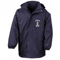 Navy Stormproof Coat - Embroidered with St Gregory's RCVA Primary School logo