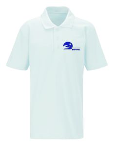 White Polo - Embroidered with Silverdale School logo