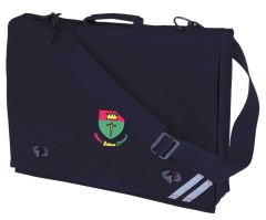 Navy Document Case - Embroidered with St Oswalds Primary School (Hebburn) logo